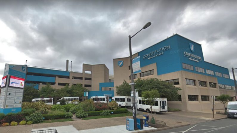 Vista exterior de Constitution Health Plaza en el sur de Filadelfia, Pensilvania, el 26 de febrero de 2020 después de que SafeHouse anunciara abrir un sitio de inyección supervisada en el sur de Filadelfia luego de que un juez federal ofreciera luz verde. (Google)