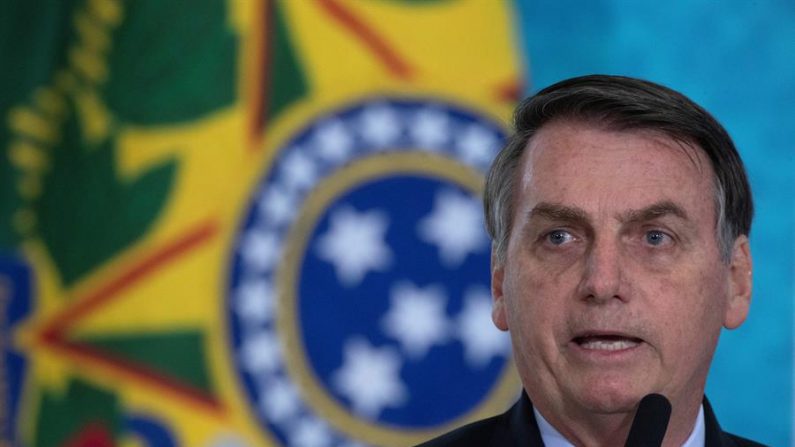 En la imagen, el presidente brasileño, Jair Bolsonaro. (EFE/Joédson Alves/Archivo)