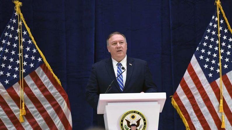 Pompeo avisa que el acuerdo con los talibanes es solo el "principio". EFE/EPA/STRINGER
