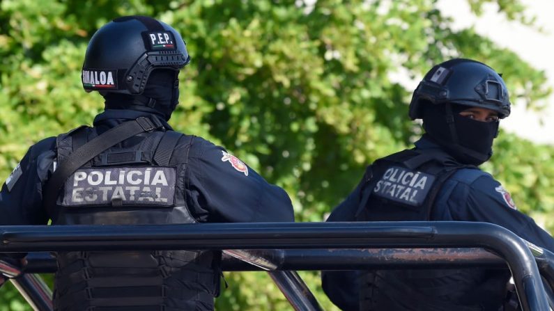 Oficiales de la policía de México, el 06 de junio de 2018. (Ulises Ruiz/AFP vía Getty Images)