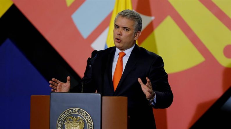 En la imagen, el presidente de Colombia, Iván Duque. EFE/Leonardo Muñoz/Archivo
