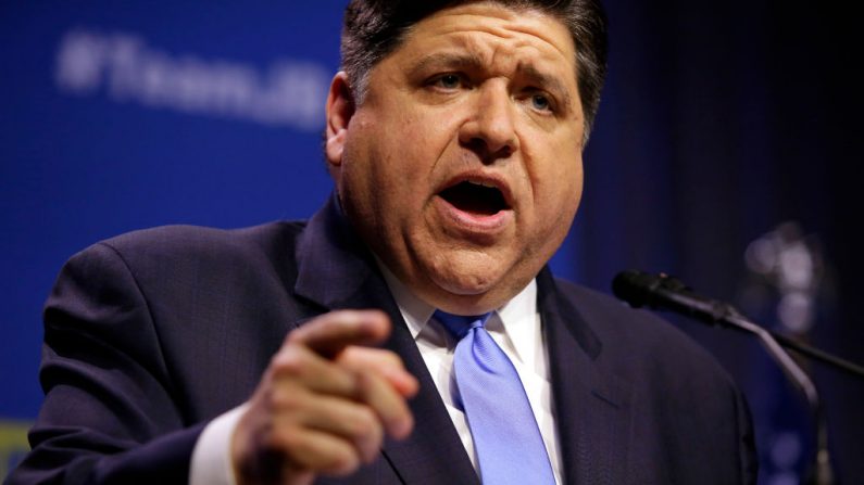 Gobernador J.B. Pritzker. (Joshua Lott/Getty Images)