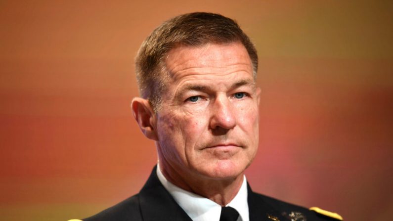 El Jefe de Estado Mayor del Ejército de EE.UU., James McConville, en Bangkok, Tailandia, el 9 de septiembre de 2019. (Lillian Suwanrumpha/AFP a través de Getty Images)