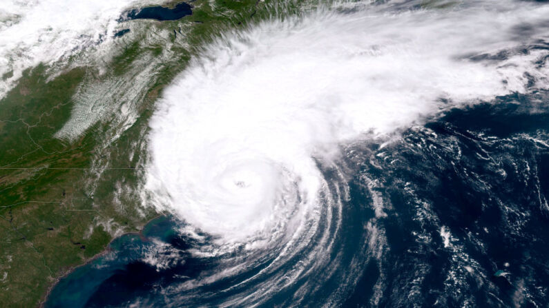 Imagen satelital de NOAA de un huracán, el 6 de septiembre de 2019 en el Océano Atlántico. (NOAA a través de Getty Images)