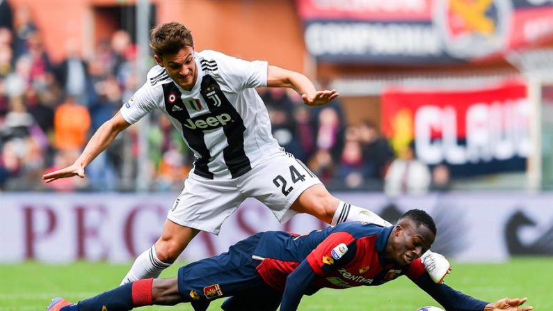 Daniele Rugani, del Juventus, da positivo por coronavirus. EFE/EPA/SIMONE ARVEDA/Archivo
