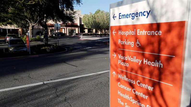 Una vista exterior del Hospital VacaValley en Vacaville, California, EE.UU., 04 de marzo de 2020. EFE/EPA/John G. Mabanglo