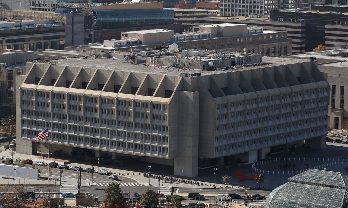 El Departamento de Salud y Servicios Humanos de Estados Unidos, Edificio Hubert H. Humphrey, en Washington, el 15 de noviembre de 2016. (Mark Wilson/Getty Images)