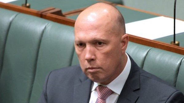 Peter Dutton en la Casa del Parlamento en Canberra, Australia, el 18 de febrero de 2019. (Tracey Nearmy/Getty Images)