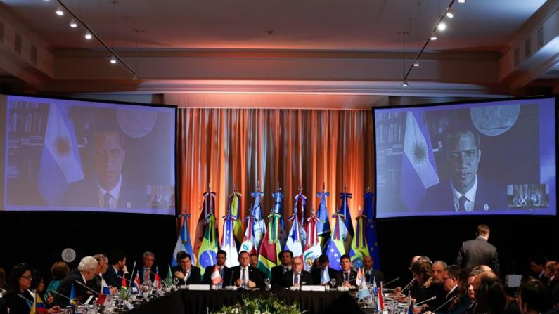 Vista general de una reunión de ministros de Relaciones Exteriores de los países que integran el Grupo de Lima. (EFE/Juan Ignacio Roncoroni/Archivo)