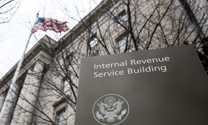 Edificio central del Servicio de Recaudación Interna (IRS) en Washington el 8 de marzo de 2018. (Samira Bouaou/The Epoch Times)