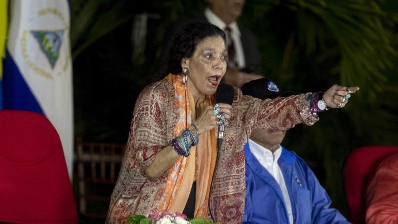 Rosario Murillo, esposa del líder Daniel Ortega. EFE/Jorge Torres/Archivo