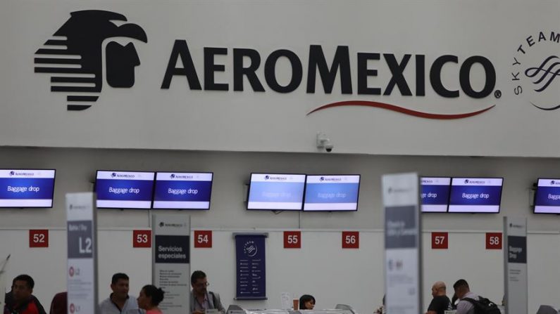 Fotografía de las instalaciones de la empresa Aeromexico en Ciudad de México (México). EFE/ Sáshenka Gutiérrez/Archivo
