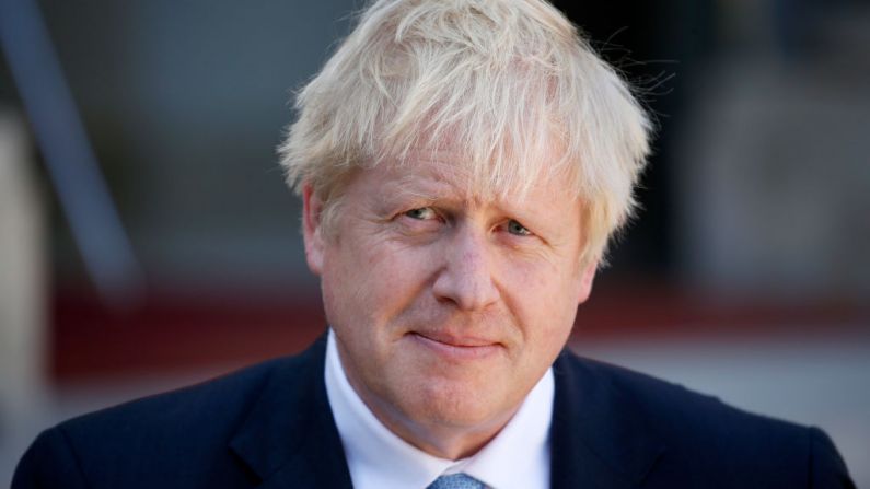 El primer ministro británico Boris Johnson, foto tomada el 22 de agosto de 2019 en París, Francia. (Foto de Thierry Chesnot/Getty Images)