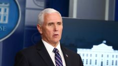 Karen Pence defiende a su esposo después de aparecer en una foto donde se ve que no lleva mascarilla