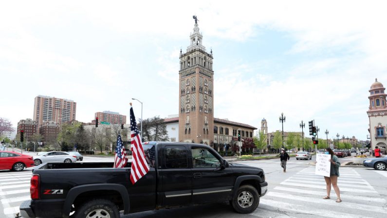 Country Club Plaza el 20 de abril de 2020 en Kansas City, Missouri. (Jamie Squire/Getty Images)