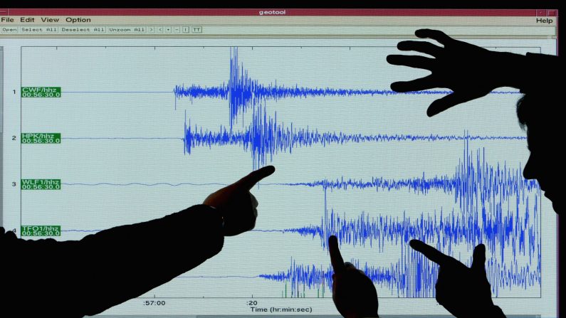 Imagen ilustrativa sismógrafo. (FREDERICK FLORIN/AFP vía Getty Images)
