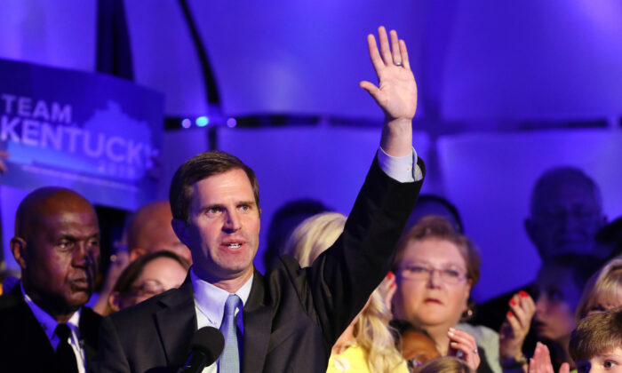 Andy Beshear en Louisville, Kentucky, el 5 de noviembre de 2019. (Josh Sommers II/Getty Images)