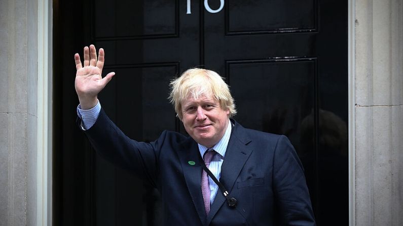 Boris Johnson, llega a Downing Street el 11 de mayo de 2015 en Londres, Inglaterra. (Carl Court/Getty Images)