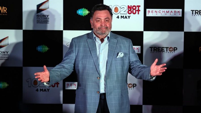 El veterano actor indio e icono romántico Rishi Kapoor. EFE/EPA/DIVYAKANT SOLANKI