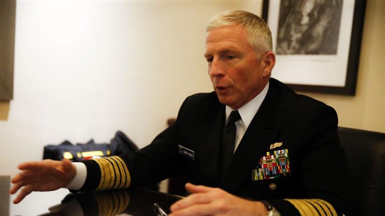 En la imagen el jefe del Comando Sur estadounidense (Southcom), Craig Faller.EFE/Alberto Peña/Archivo
