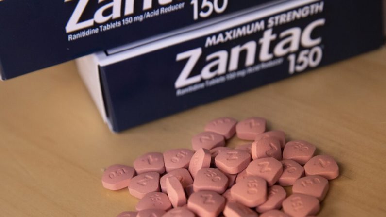 Zantac fue una prescripción de acidez y úlcera de uso común durante décadas antes de ser retirado del mercado por NDMA. Foto de archivo. (Drew Angerer/Getty Images)