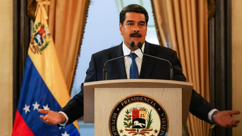 En la imagen, el líder socialista de Venezuela, Nicolás Maduro. EFE/Cristian Hernández/Archivo
