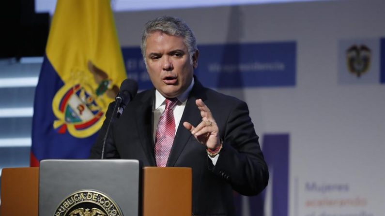El presidente de Colombia, Iván Duque. EFE/ Mauricio Dueñas Castañeda/Archivo
