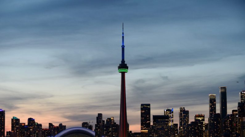 Ciudad de Toronto, Canadá, donde se celebrarán los Juegos Panamericanos de 2015, el 16 de julio de 2015. (HECTOR RETAMAL / AFP a través de Getty Images)