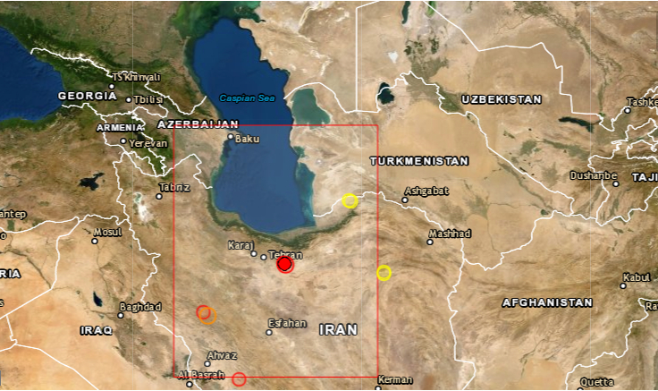 Un terremoto de magnitud 5.1 en la escala de Richter se registró en Irán el 8 de mayo de 2020. (EMSC)