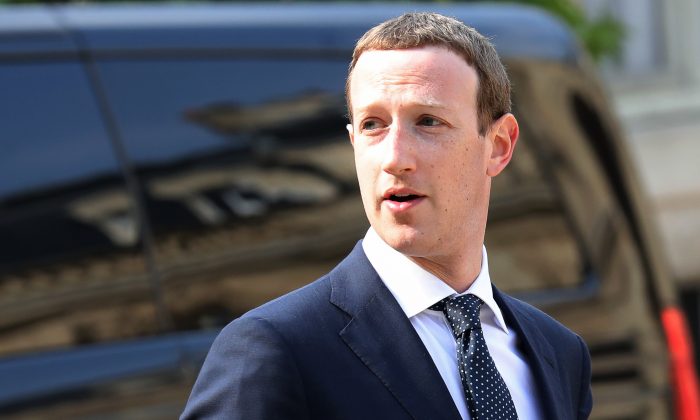 El director general de Facebook Mark Zuckerberg en París el 23 de mayo de 2018. (Ludovic Marin/AFP/Getty Images)