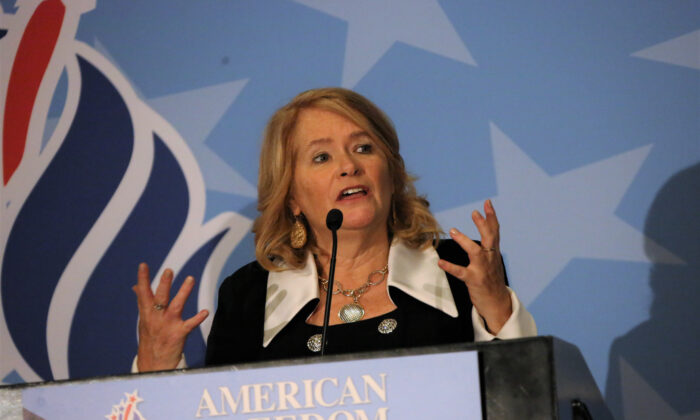 Karen Siegemund en la conferencia de la Alianza de la Libertad Americana del año pasado. (Cortesía de Karen Siegeund)
