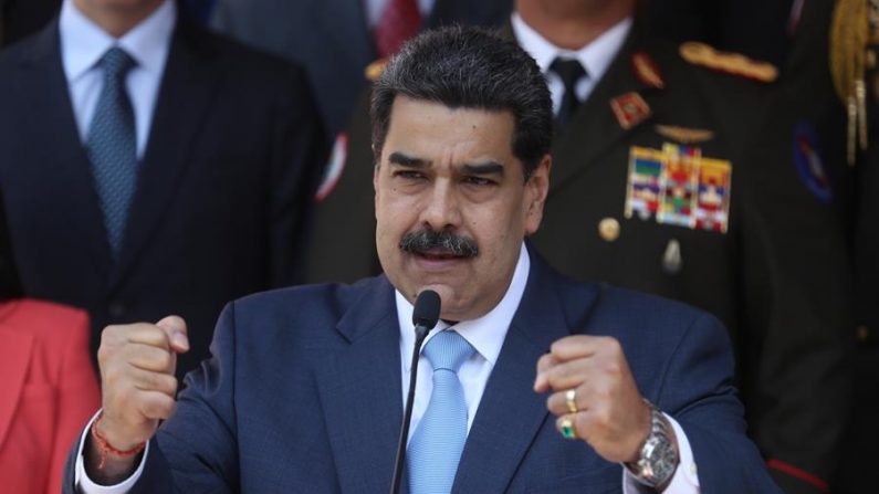 En la imagen, el líder socialista de Venezuela, Nicolás Maduro. EFE/Miguel Gutiérrez/Archivo

