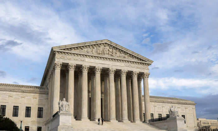 La Corte Suprema de Estados Unidos en Washington el 10 de marzo de 2020. (Samira Bouaou/The Epoch Times)