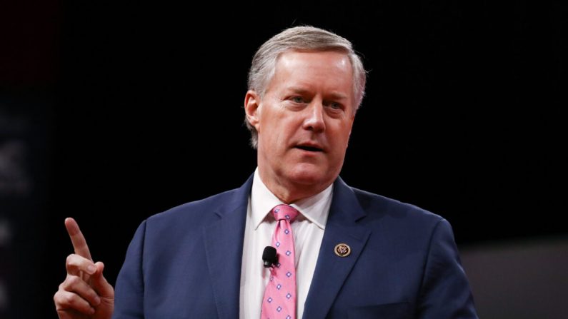 El representante Mark Meadows (R-N.C.) en la convención de la CPAC en National Harbor, Md., el 28 de febrero de 2019. (Charlotte Cuthbertson/The Epoch Times)