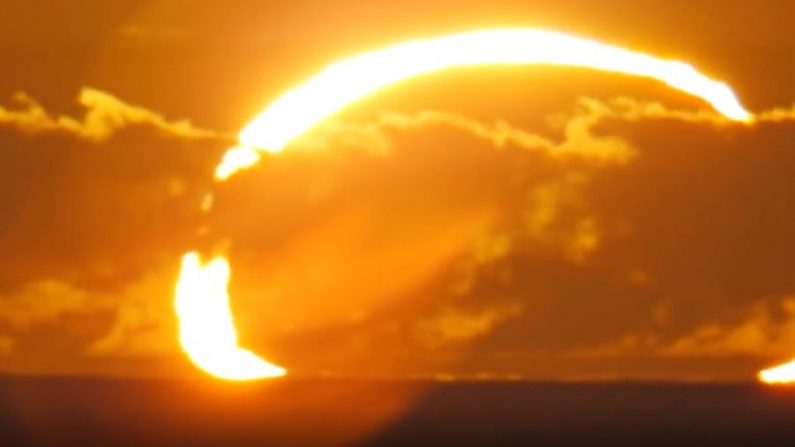 La NASA revela cómo podría ser el próximo eclipse anular de Sol, uno de los más impresionantes de la década.(Youtube/Astronomía Imagen del día)