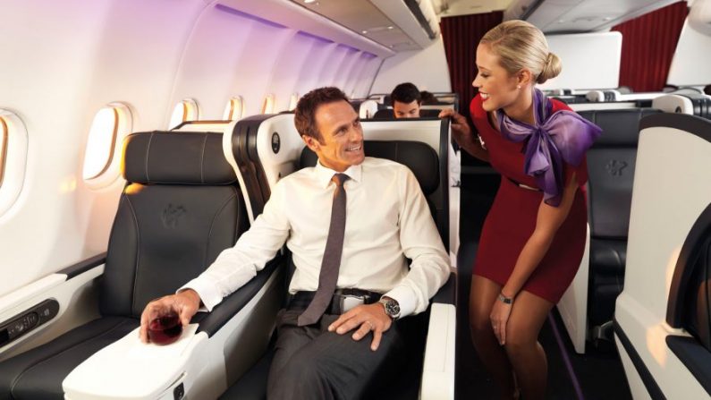 Virgin Australia fue premiada como la mejor aerolínea de New World y, con su aerolínea asociada, Virgin Atlantic, como la mejor tripulación de cabina en los Premios a la Excelencia de las Aerolíneas 2016. (Cortesía de Virgin/AirlineRatings.com)
