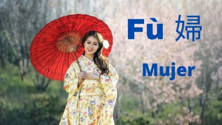 Fù 婦: el carácter chino que representa mujer