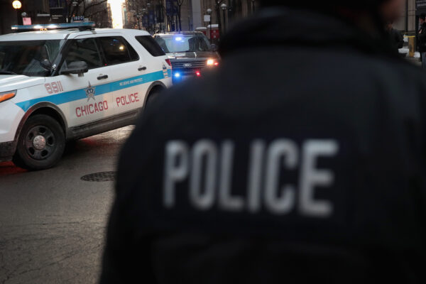 Un policía de Chicago en  una foto de archivo (Scott Olson/Getty Images)