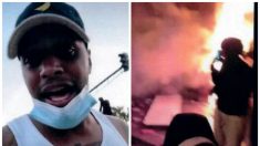 Arrestan a un hombre después de que publicara videos en TikTok del incendio provocado en Minneapolis