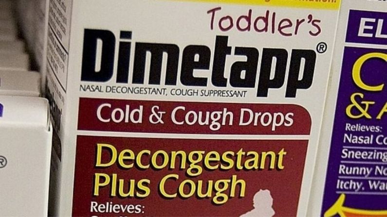 El medicamento Dimetapp cold and cough para niños se ve en una tienda de Rite Aid, el 15 de agosto de 2007 en San Francisco, California. (David Paul Morris/Getty Images)