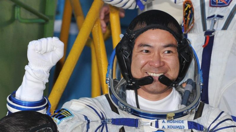 El astronauta japonés Akihiko Hoshide. EFE/VYACHESLAV OSELEDKO/POOL/Archivo