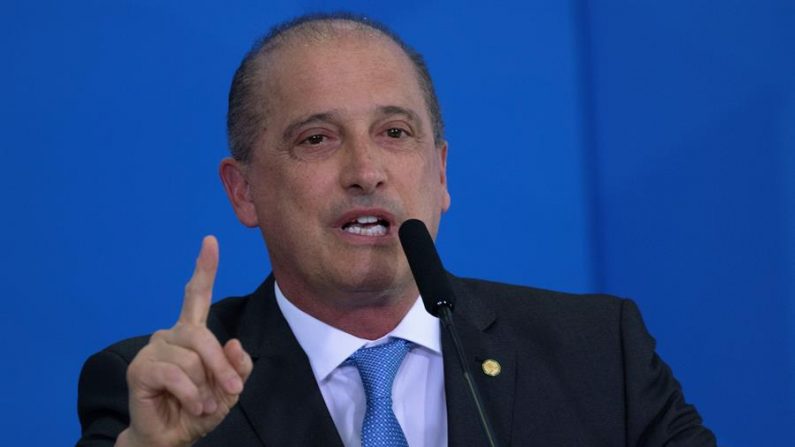 El ministro de Ciudadanía de Brasil, Onyx Lorenzoni. EFE/ Joédson Alves/Archivo