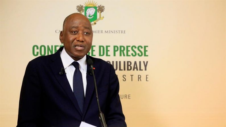 El primer ministro de Costa de Marfil, Amadou Gon Coulibaly. EFE/Legnan Koula/Archivo