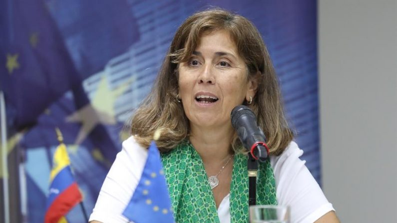 La embajadora de la Unión Europea (UE) en Venezuela, Isabel Brilhante. EFE/Cristian Hernández/Archivo