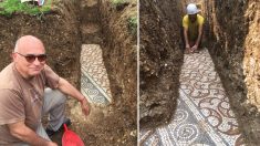 Arqueólogos desentierran mosaico romano casi prístino que data del siglo III d. C. en Verona
