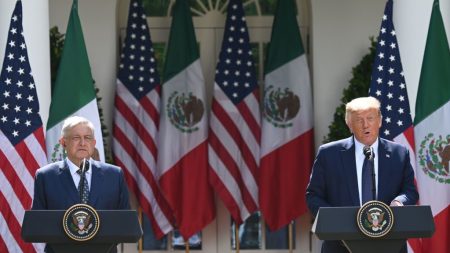 Trump y AMLO celebran el USMCA en la Casa Blanca