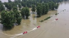 China: Miles quedan atrapados mientras autoridades descargan aguas pluviales en pueblos, sumergiéndolos