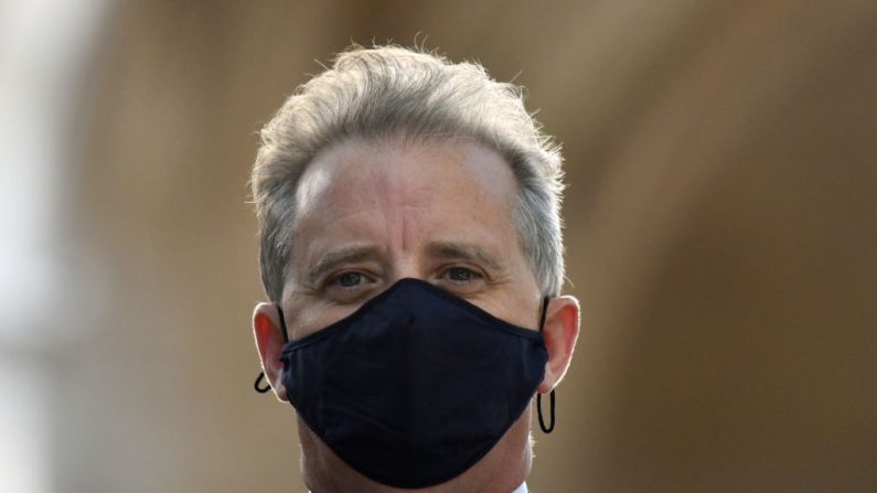 El exespía británico, Christopher Steele, se retira de la Corte Superior el 20 de julio de 2020. (JUSTIN TALLIS/AFP vía Getty Images)
