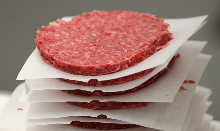 Una pila de carne molida. (Justin Sullivan/Getty Images)