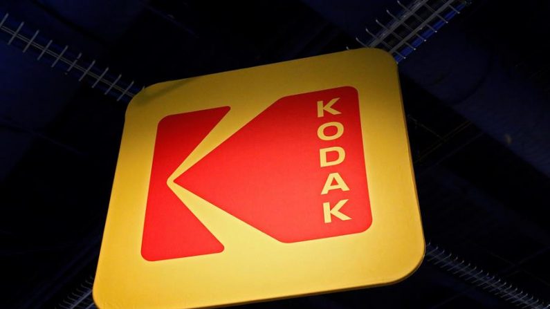 Vista del logo de la marca Kodak durante el Salón Internacional de la Feria de Electrónica de Consumo, el 10 de enero de 2018, en Las Vegas, Nevada (EE.UU.). EFE/Larry W. Smith/Archivo
